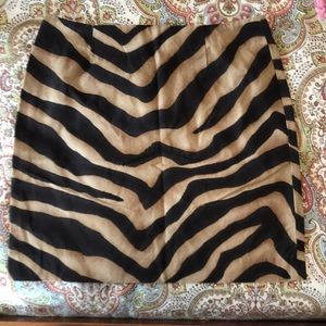 Lauren by Ralph Lauren Zebra Mini Skirt